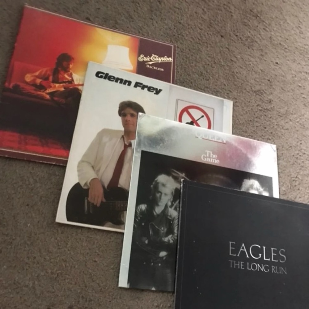4 vinyl records